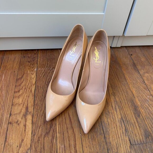 Yves Saint Laurent Nude Pumps - Picture 1 of 7
